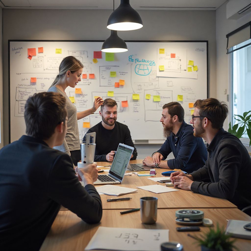 Sesiune de lucru a echipei AI România